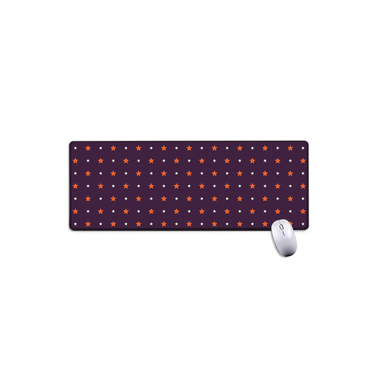 Halloween Stars Pattern Print Extended Mouse Pad