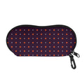Halloween Stars Pattern Print Glasses Case