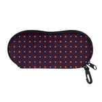 Halloween Stars Pattern Print Glasses Case