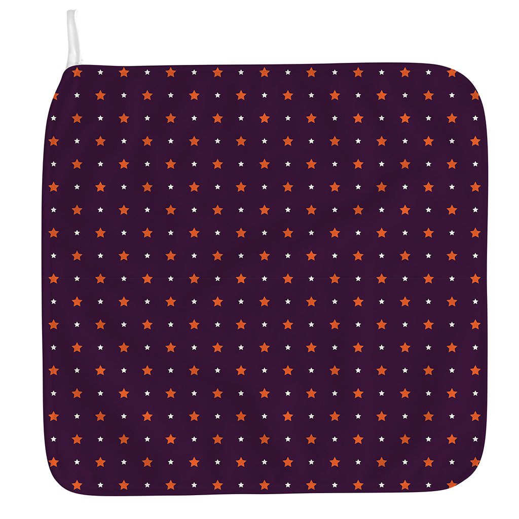 Halloween Stars Pattern Print Hand Towel