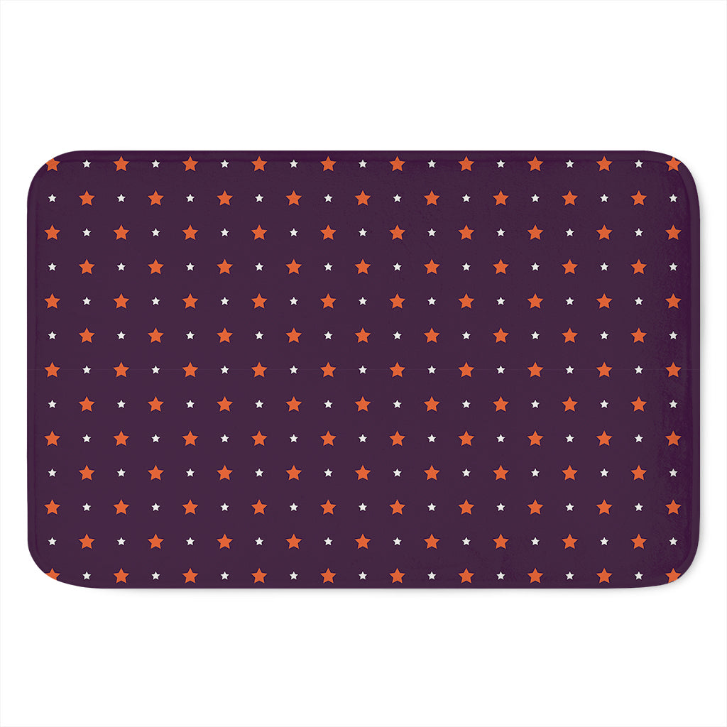 Halloween Stars Pattern Print Indoor Door Mat