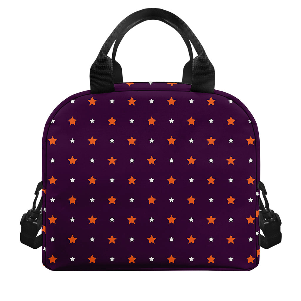 Halloween Stars Pattern Print Insulated Lunch Bag