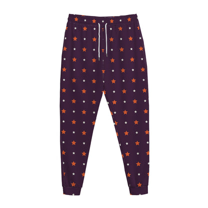 Halloween Stars Pattern Print Jogger Pants