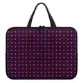 Halloween Stars Pattern Print Laptop Sleeve With Handle