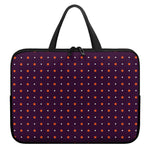 Halloween Stars Pattern Print Laptop Sleeve With Handle