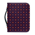 Halloween Stars Pattern Print Leather Bible Cover