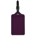 Halloween Stars Pattern Print Luggage Tag