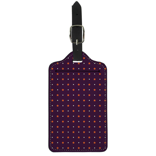 Halloween Stars Pattern Print Luggage Tag