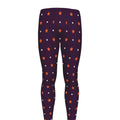 Halloween Stars Pattern Print Men's Leggings