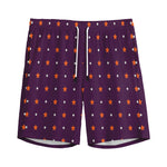 Halloween Stars Pattern Print Men's Sports Shorts