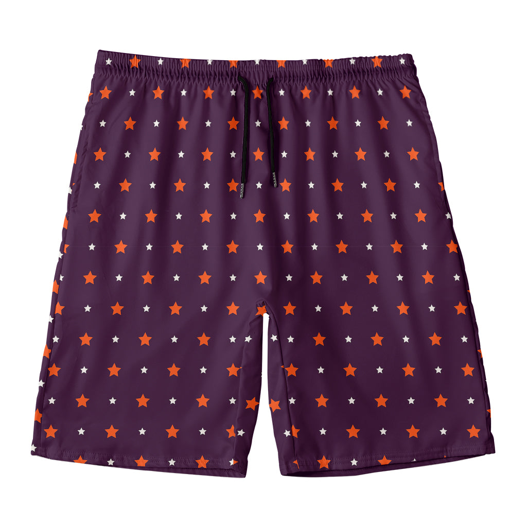 Halloween Stars Pattern Print Men's Swim Trunks