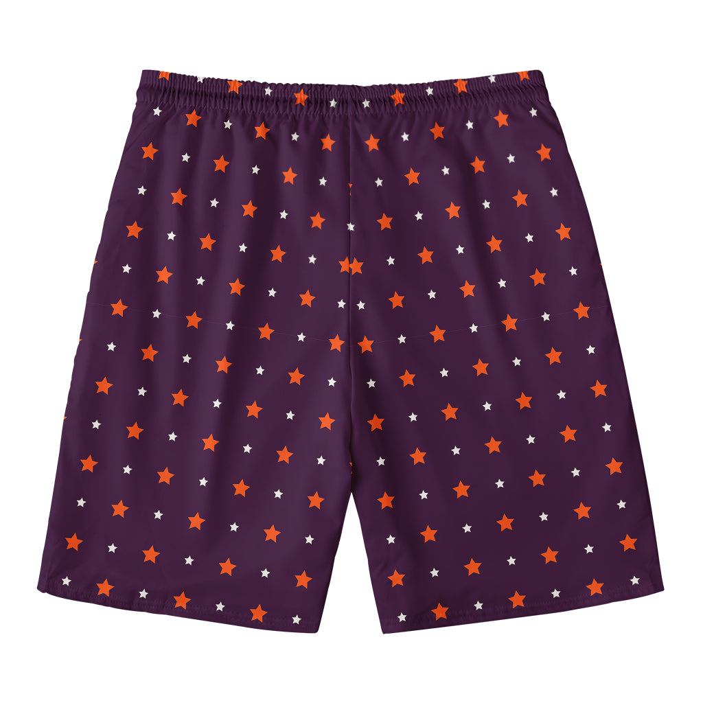 Halloween Stars Pattern Print Men's Swim Trunks