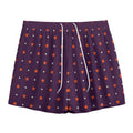 Halloween Stars Pattern Print Mesh Shorts