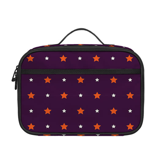 Halloween Stars Pattern Print Portable Lunch Bag