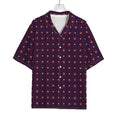 Halloween Stars Pattern Print Rayon Hawaiian Shirt