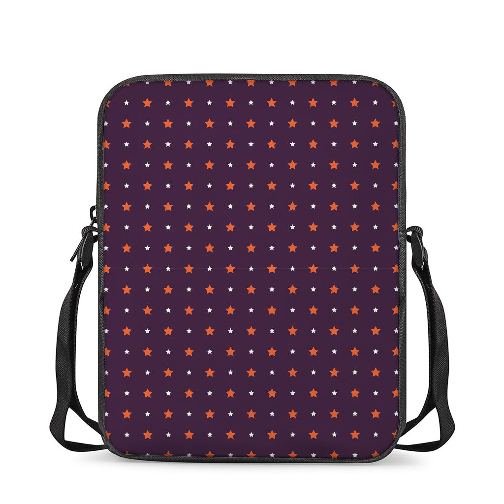 Halloween Stars Pattern Print Rectangular Crossbody Bag