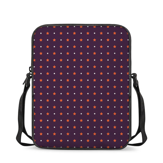 Halloween Stars Pattern Print Rectangular Crossbody Bag