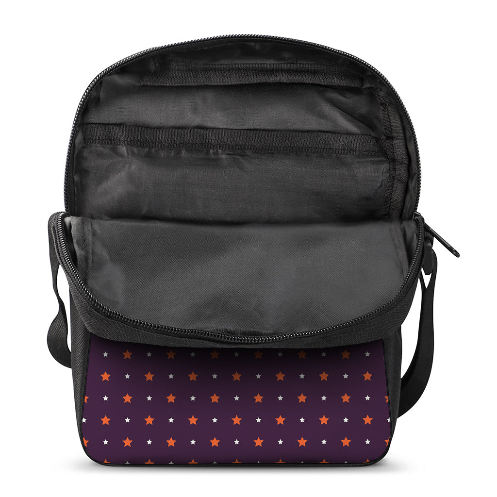 Halloween Stars Pattern Print Rectangular Crossbody Bag