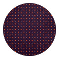 Halloween Stars Pattern Print Round Blanket