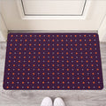 Halloween Stars Pattern Print Rubber Doormat