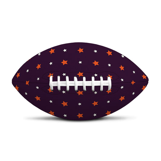 Halloween Stars Pattern Print Rugby Ball