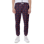 Halloween Stars Pattern Print Scuba Joggers