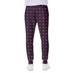 Halloween Stars Pattern Print Scuba Joggers