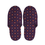 Halloween Stars Pattern Print Slippers