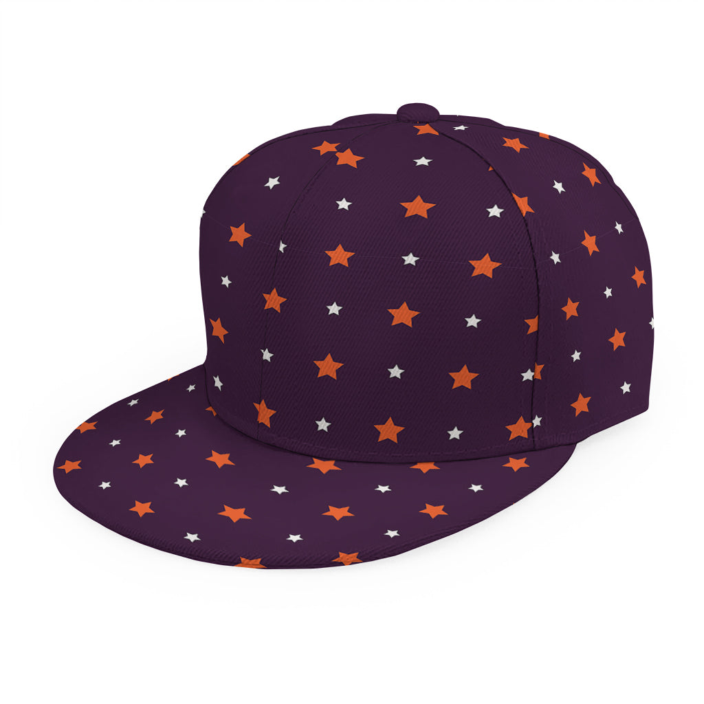 Halloween Stars Pattern Print Snapback Cap