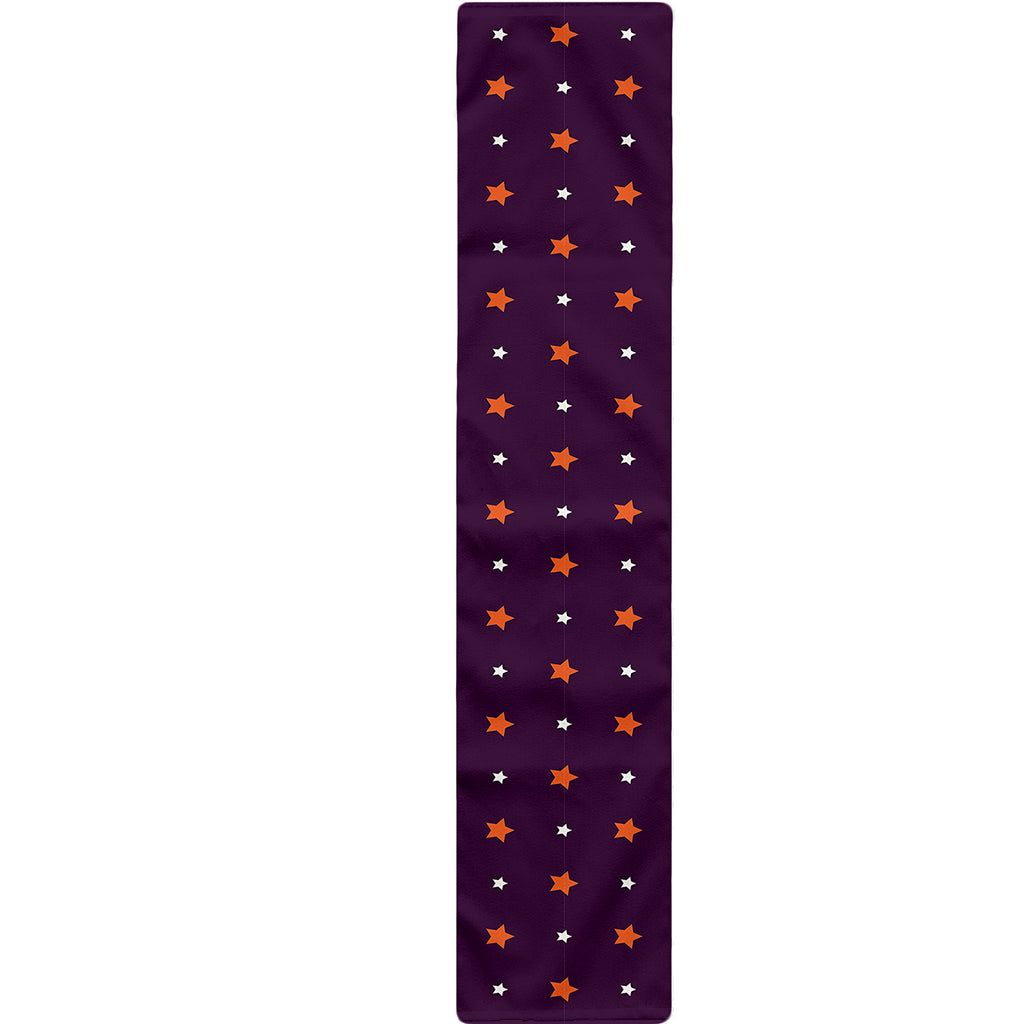 Halloween Stars Pattern Print Table Runner