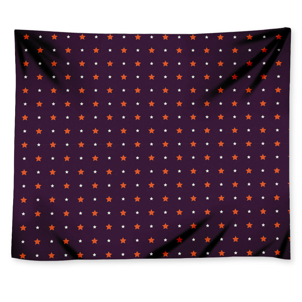 Halloween Stars Pattern Print Tapestry