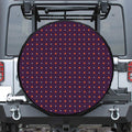 Halloween Stars Pattern Print Tire Cover