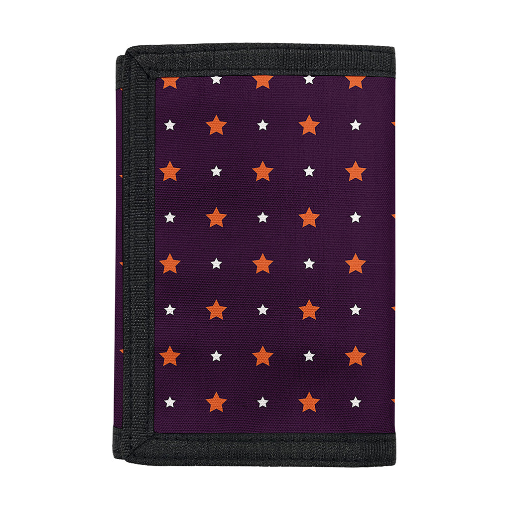Halloween Stars Pattern Print Trifold Wallet