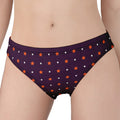 Halloween Stars Pattern Print Women's Panties