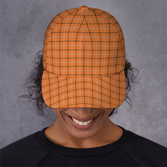 Halloween Tattersall Pattern Print Baseball Cap