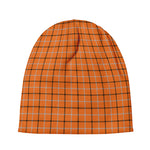Halloween Tattersall Pattern Print Beanie