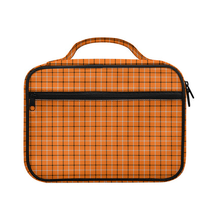 Halloween Tattersall Pattern Print Briefcase Bible Bag