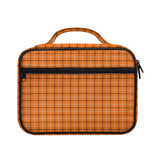 Halloween Tattersall Pattern Print Briefcase Bible Bag