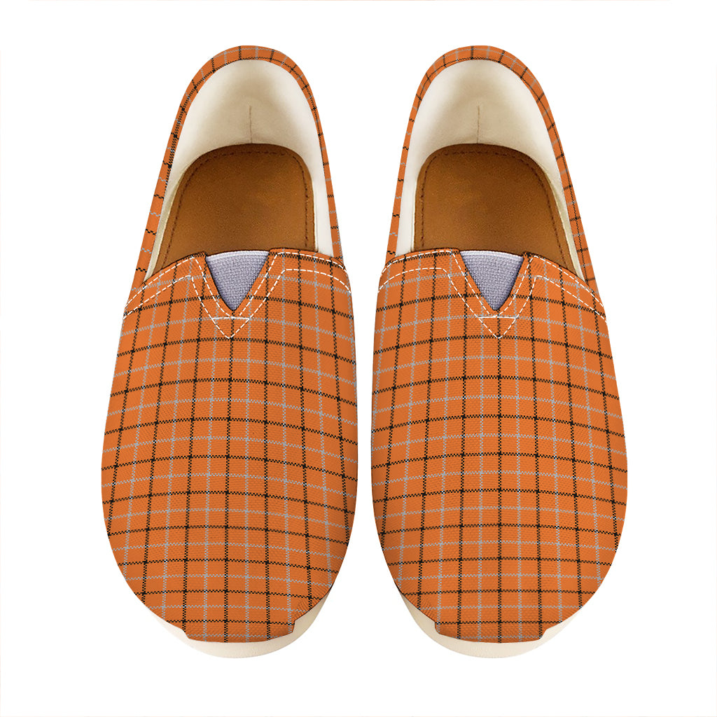 Halloween Tattersall Pattern Print Casual Shoes