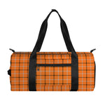 Halloween Tattersall Pattern Print Gym Bag