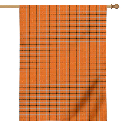 Halloween Tattersall Pattern Print House Flag