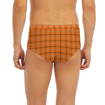 Halloween Tattersall Pattern Print Men's Briefs