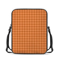 Halloween Tattersall Pattern Print Rectangular Crossbody Bag