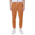 Halloween Tattersall Pattern Print Joggers