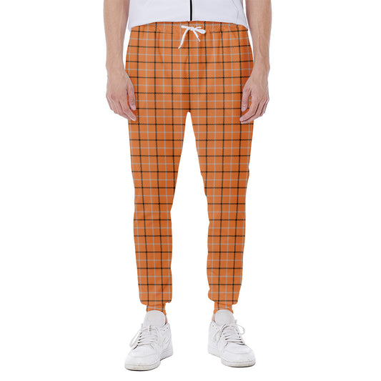Halloween Tattersall Pattern Print Scuba Joggers