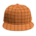 Halloween Tattersall Pattern Print Snapback Cap
