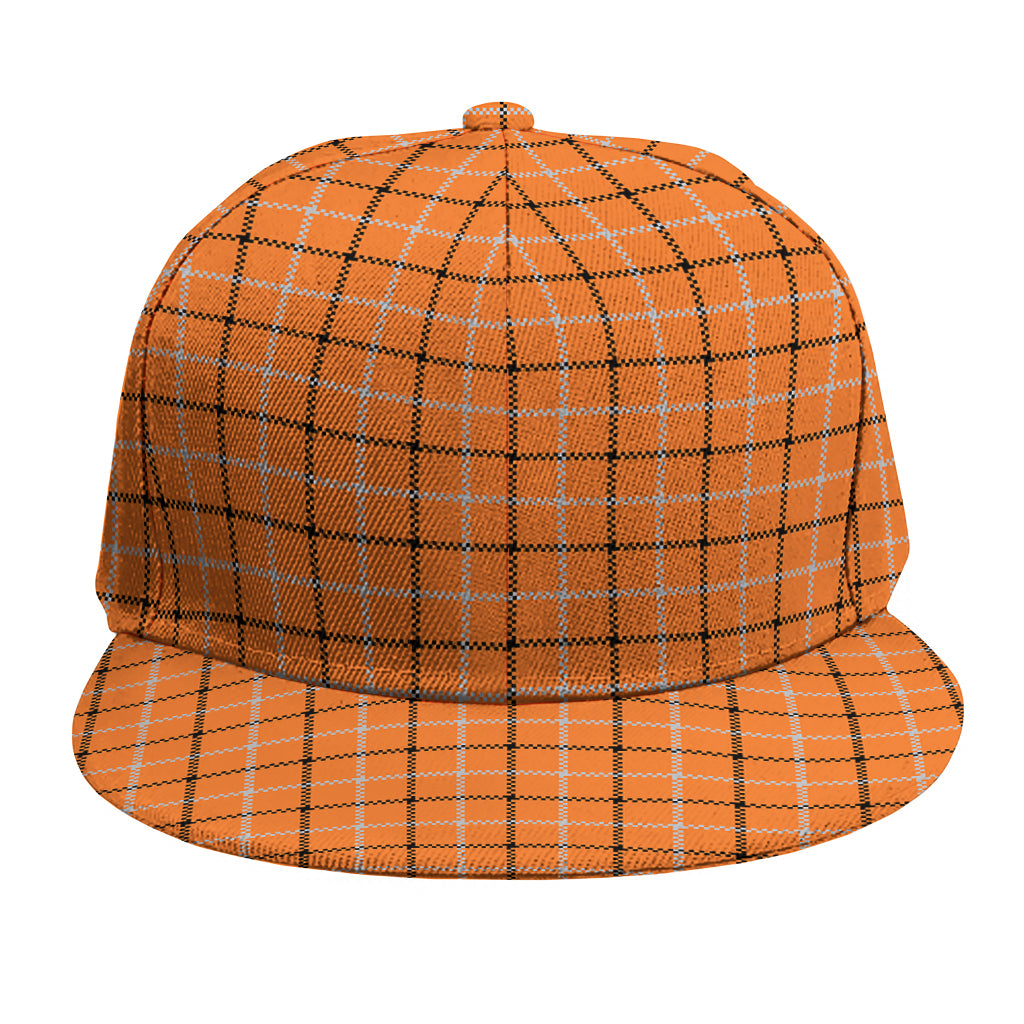 Halloween Tattersall Pattern Print Snapback Cap