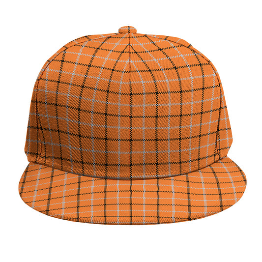 Halloween Tattersall Pattern Print Snapback Cap