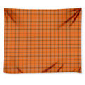 Halloween Tattersall Pattern Print Tapestry