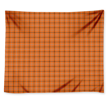 Halloween Tattersall Pattern Print Tapestry